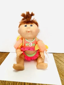 Cabbage Patch Kids Splashin 1988 Doll Hard Body HM21 Red Blue 12in Mattel Read - Picture 1 of 11