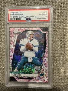 2024 Panini Prizm Dan Marino Choice Cherry Blossom SSP 6/15 PSA 10 Gem Pop 1 - Bild 1 von 2