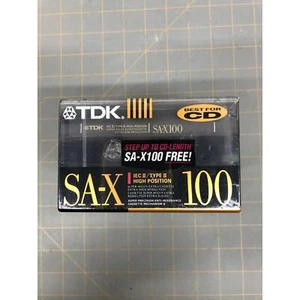 TFK SA-X 100 and SA90 IEC II/Type II High Position Cassette Tapes 5 Pack New - Picture 1 of 5