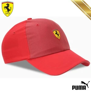 Limited SF Scuderia Ferrari Race Motorsport Baseball Cap Red - Puma Original - Picture 1 of 5