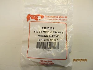 Fiber Instrument Sales F18102SS Fiber Optic ST Mating Sleeves - Bild 1 von 2