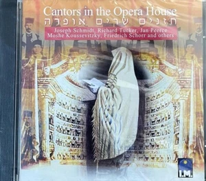 Jewish Cantorial CD- Cantors in the Opera House- schmidt, Tucker, Peerce- Mint - Imagen 1 de 2