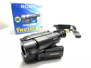 Sony CCD-TRV15E Video8 XR Tape Digital Video Camera HANDYCAM Complete Boxed Set - Picture 1 of 17