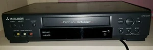 Mitsubishi Precision TurboDrive VCR VHS Hi-Fi 4 cabezales HS-U448 sin control remoto probado cp - Imagen 1 de 12