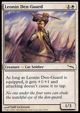 Magic the Gathering MTG Leonin Den-Guard (9) Mirrodin   LP