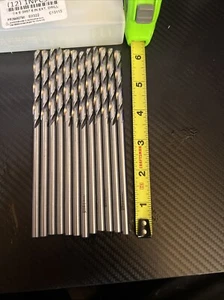 CLEVELAND Jobber Length PACK OF 12: 1/4 in Drill Bit Size, 6 in Flute Lg - Picture 1 of 4