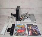Nintendo Wii Bundle Lot 2 Controller 2 Games Memory Card Charger & Fan - TESTED 