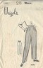 Patron De Couture Vintage Années 1940 Weldons B34 - Pantalon Femme Non Découpé - Neuf