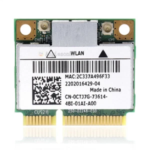 Bigfoot networks Killer N1202 AR5B22 Dual Band N+Bluetooth BT Wireless Card - Picture 1 of 6