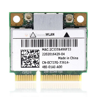 Bigfoot networks Killer N1202 AR5B22 Dual Band N+Bluetooth BT Wireless Card - Image 1 of 4