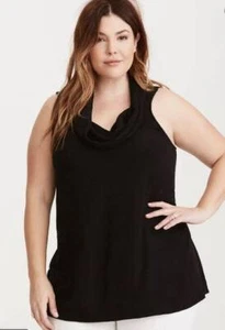 TORRID GRÖSSE 0/XL/12-14 NEU MIT ETIKETT WASSERFALLAUSSCHNITT RÜCKENRIEMEN TANK TOP - Bild 1 von 5