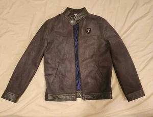 Emporio and Co Green Ferrari Suede Jacket Green  Small Size Great Condition - Picture 1 of 5