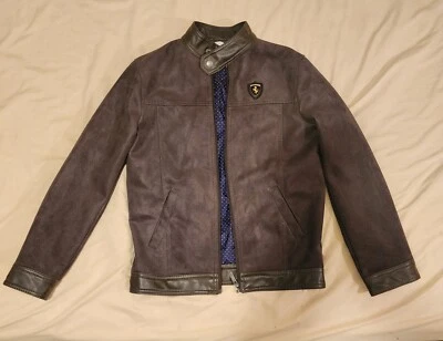 Emporio and Co Green Ferrari Suede Jacket Green  Small Size Great Condition - Image 1 of 4