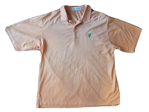 Garden City Members Logo Fairway Greene Orange XL Golf Polo Shirt 100% Cotton - Picture 1 of 11
