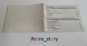 Nintendo NES - The Adventure Of Link : Zelda II 2 - Notice / Manual - FAH - Picture 1 of 1