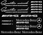 Autocollant Mercedes Benz Powered by Sports Mind AMG tuning motorsport C63 A45