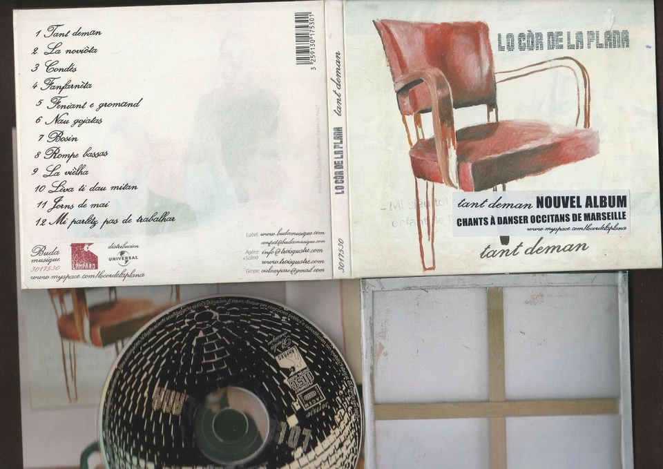 Lo Còr De La Plana – Tant Deman - 2007 digipak CD excellent + booklet + poster — 第 1/1 张图片