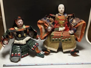 Hina Doll #355 Japanese Large 35cm Vtg Musha Shogun Samurai Warrior Armor Ningyo - Picture 1 of 19