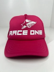 Race One Surf Ski cap hat trucker pink adjustable one size fit most Vaikobi - Picture 1 of 13