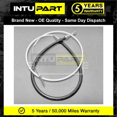 Fits BMW 5 Series 1981-1987 6 Series 1982-1989 IntuPart Rear Hand Brake Cable - Image 1 of 4