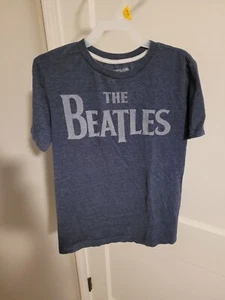 The Beatles Name Logo T-Shirt Gray Size Youth Large Old Navy - Picture 1 of 6