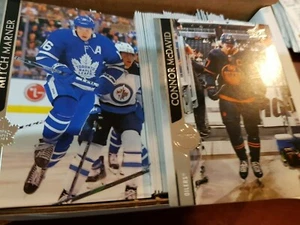 2020-21 UPPER DECK SERIES 1 HOCKEY #1-200 BASE SET ONLY McDAVID ++...NO YG'S - Picture 1 of 1