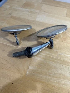 Vintage Chrome Mirrors Rare - Picture 1 of 14