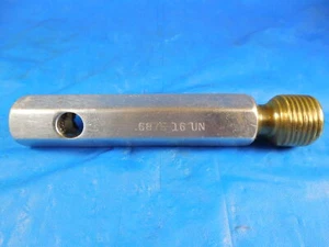 11/16 16 UN 3B THREAD PLUG GAGE .6875 NO GO ONLY P.D. = .6515 11/16-16 QUALITY - Picture 1 of 1
