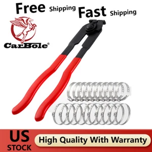 Universal CV Joint Banding Boot Axle Clamp Pliers Tool w/ 18 Band Clamps Car ATV - Picture 1 of 10