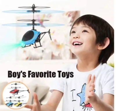 Rechargeable Mini RC Drone Remote Safe Fall-resistant RC Helicopters Drone Child - Image 1 of 4