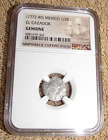 Mexican 1/2 Reale El Cazador Shipwreck Ngc Genuine Authentic Coin