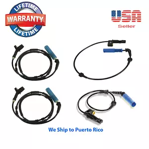 4 ABS Wheel Speed Sensor Front Rear Left&Right Fit BMW 325CI 325I 330CI 330I M3 - Picture 1 of 9