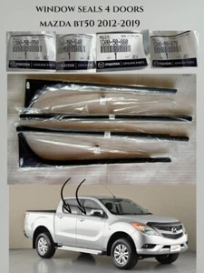 Sellos de ventana de tira climática genuina Mazda BT50 2012-2019 (juego para 4 puertas) - Imagen 1 de 12