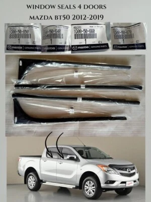Mazda BT50 2012-2019 Genuine Weather Strip Window Seals (set for 4 doors) - image 1 of 4