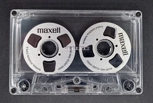 Audio Cassette MAXELL Silver Reel to Reel Tape New - Afbeelding 1 van 3