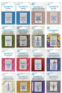 Schmetz Sewing Machine Needles, Choose from 92 Types/Sizes Buy 2 Get 1 Free - Picture 1 of 29