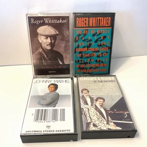 Cassette Tape Lot Easy Listening Johnny Mathis Roger Whittaker Ferrante Teicher - Picture 1 of 8