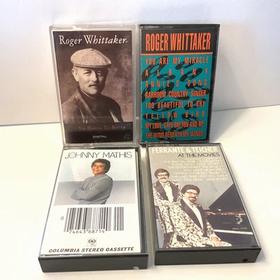 Cassette Tape Lot Easy Listening Johnny Mathis Roger Whittaker Ferrante Teicher - Image 1 of 4