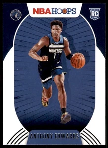 Panini Hoops Anthony Edwards RC 2020-21 Minnesota Timberwolves #216 - Imagen 1 de 2