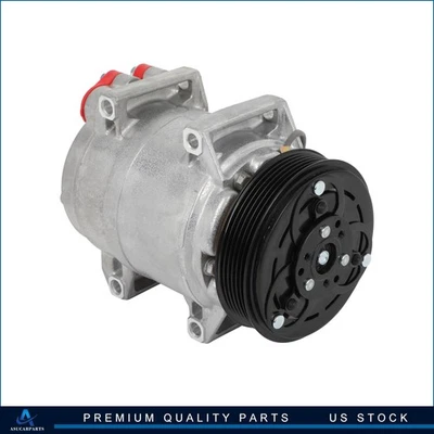 Se adapta a Volvo S60 S80 V70 XC70 2001-2009 2,3 L 2,4 L 2,5 L compresor de aire acondicionado Foto 1 de 4