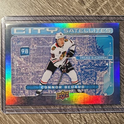 2024-25 Upper Deck Series 1 #CS-11 Connor Bedard City Satellites Chi Blackhawks - Image 1 of 2