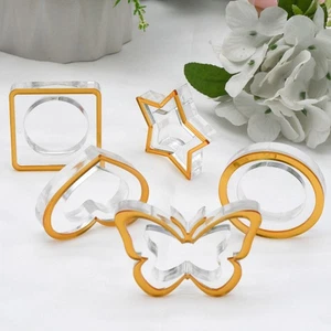 2 Pcs Serviettenring Serviettenverschluss Valentin Serviettenhalter - Afbeelding 1 van 12