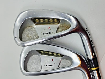 LOTE DE 2 HIERRO TAYLORMADE RAC OS 3,6 PARA HOMBRE DIESTRO ACERO RÍGIDO 38,5" 36,5" Foto 1 de 4