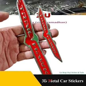 Emblem Trail Hawk Jeep Liberty Man Modified Tail Box Label Placca Plakate LN346 - Picture 1 of 11