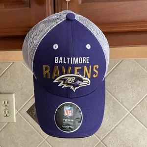 NWT Baltimore Ravens NFL Team Headwear 'YOUTH' Purple/White Ball Cap - ONE SIZE - Picture 1 of 13