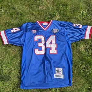 Mitchell And Ness Buffalo Bills Thurman Thomas Jersey Throwback Size 50 - Picture 1 of 17