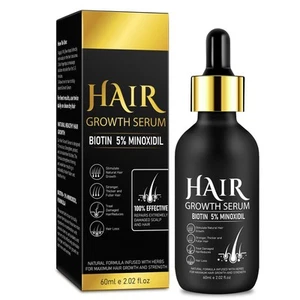 5% Minoxidil Hair Growth Oil for Men and Women 60ml, Minoxidil for Men Beard,... - Picture 1 of 9