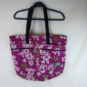 Bolso de Mano Hawaii Spirit, Bolso Estampado Rosa Plumeria Hawaiana, Bolso de Mano, Playa, Viaje - Imagen 1 de 9