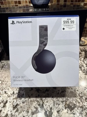 Sony Playstation 5 PULSE 3D Wireless Gaming Headset-Camo NEW SEALED IN BOX - Image 1 of 4