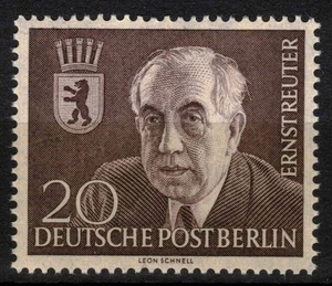 BERLINO 1954 Ernst Reuter MNH** - Picture 1 of 1